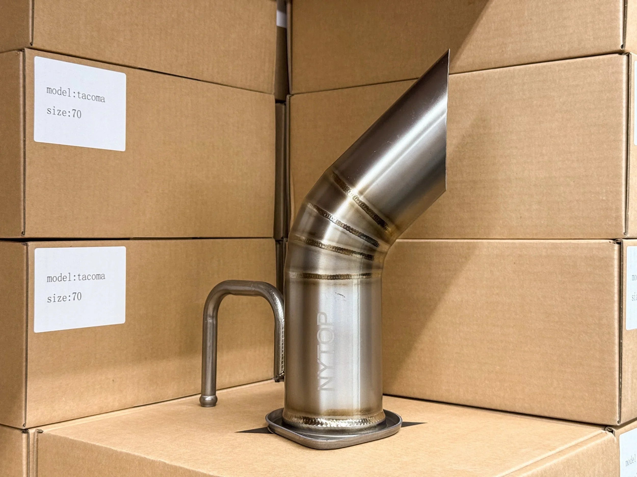 2024-Current Toyota Tacoma Titanium Axle Dump Exhaust Tip