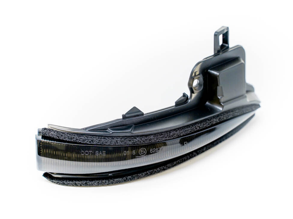 Black LED smoked sequential mirror turn signal for Toyota Tacoma or 4Runner