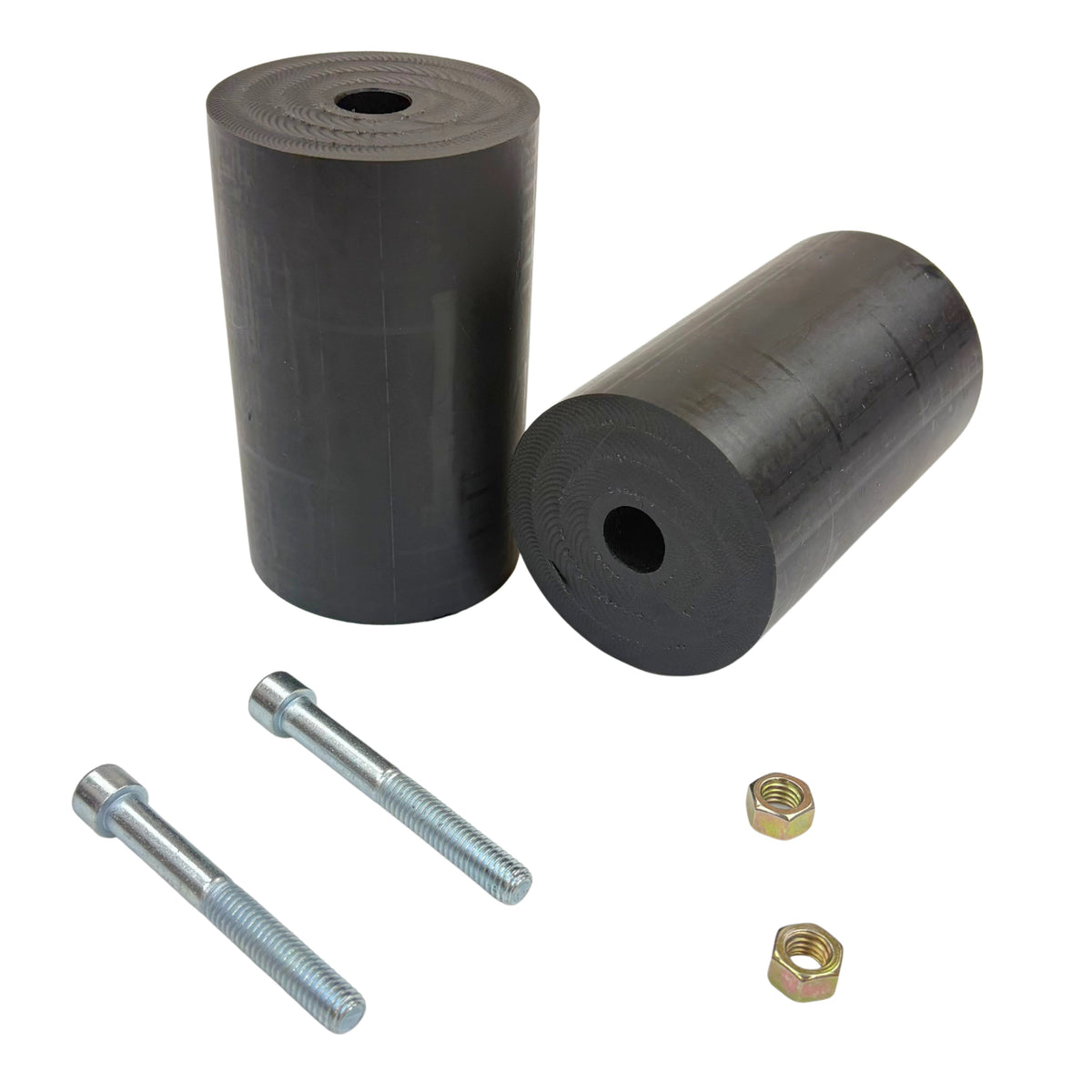 Clayton Off Road 5.0-inch front bump stop extensions for Jeep Wrangler and Gladiator