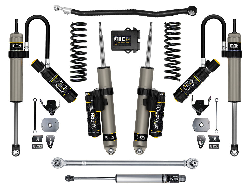 ICON Stage 5 CDEV 4.5 inch suspension system for 2014-2026 Ram 2500 4WD diesel coil spring rear