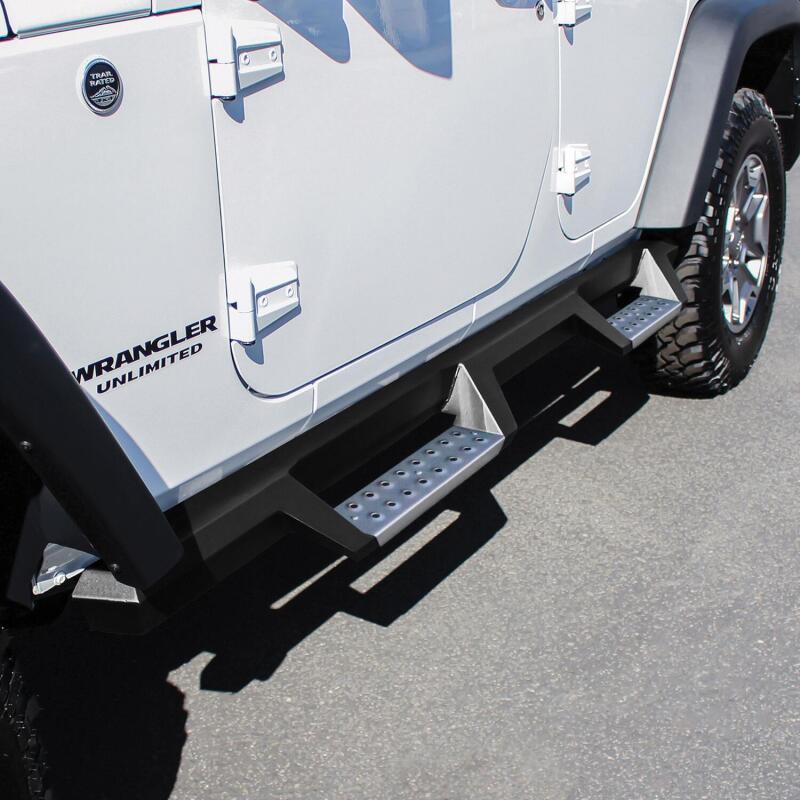 Westin HDX Stainless Drop Nerf Step Bars, fits Jeep Wrangler