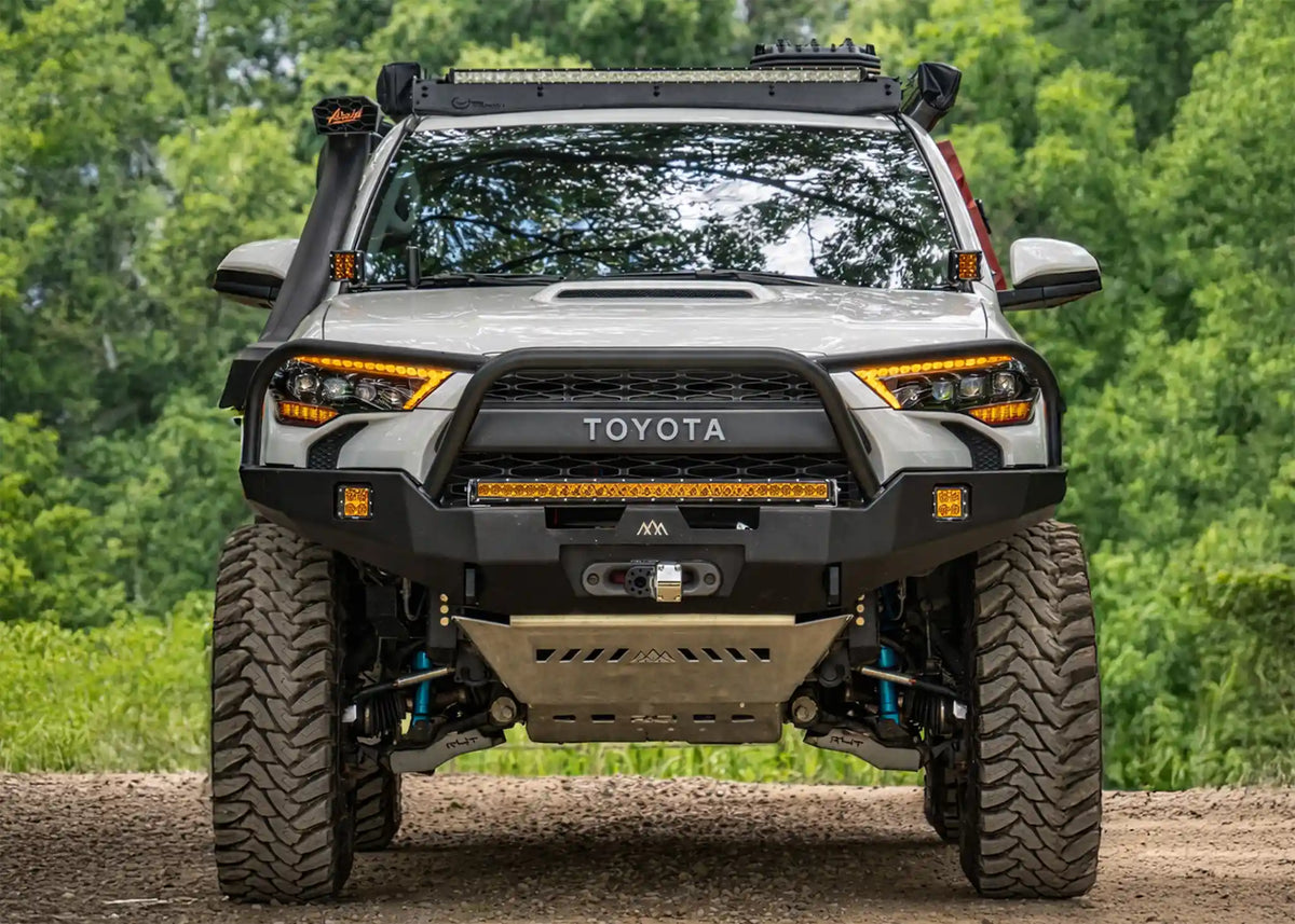 5th-gen-4runner-front-bumper-with-bull-bar-installed - NVMOS