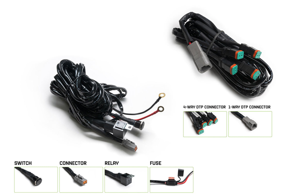 60-amp-DTP-wire-harness-bundled-with-4-way-connectors - NVMOS