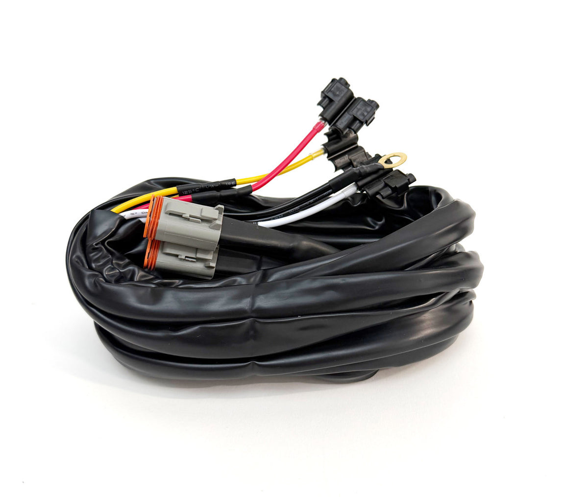 Baja Designs Dual Lead 4-pin Deutsch-style w/Hi/Low/Backlight Upfitter Harness