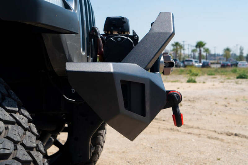 Body Armor 4x4 Orion Mid-Width Front Winch Bumper, fits Jeep Wrangler