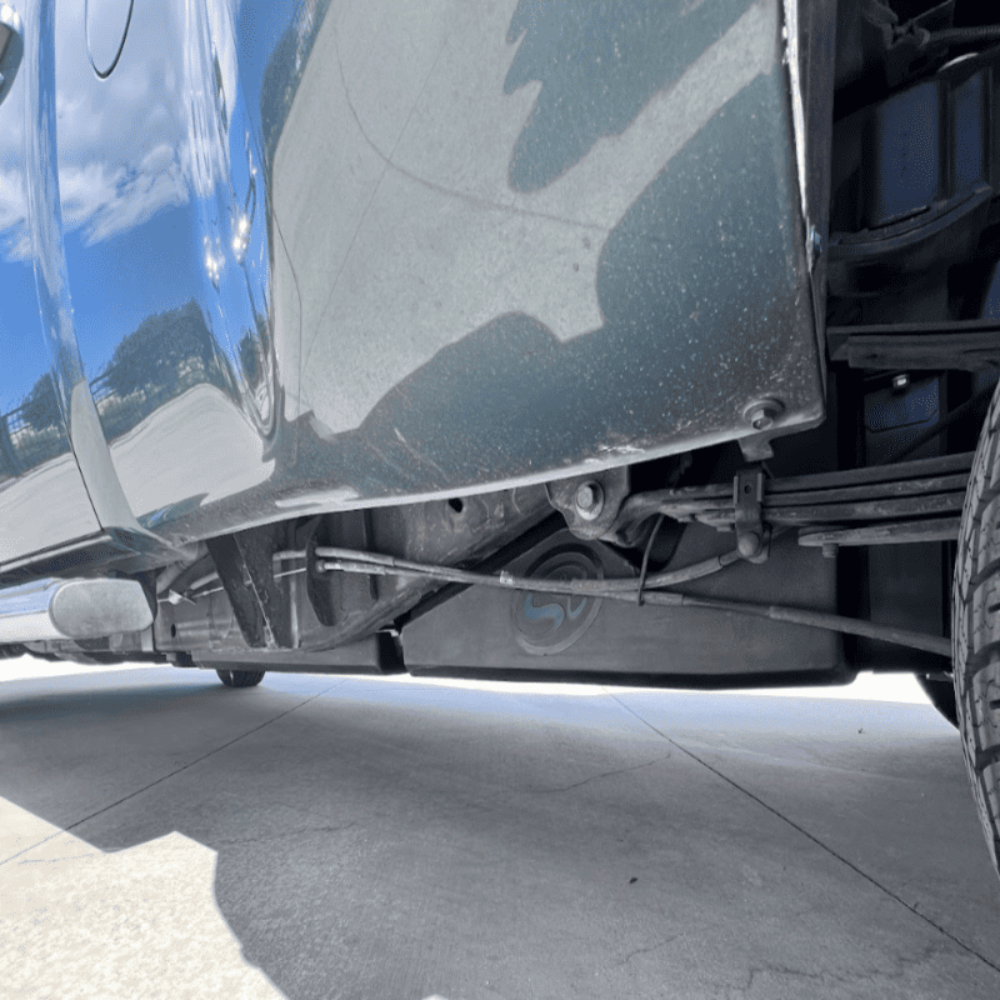 S&B 64 Gallon High-Capacity Fuel Tank for 2011-19 Chevy Silverado 2500/3500 and GMC Sierra 2500/3500 Crew Cab Long Bed 6.6L