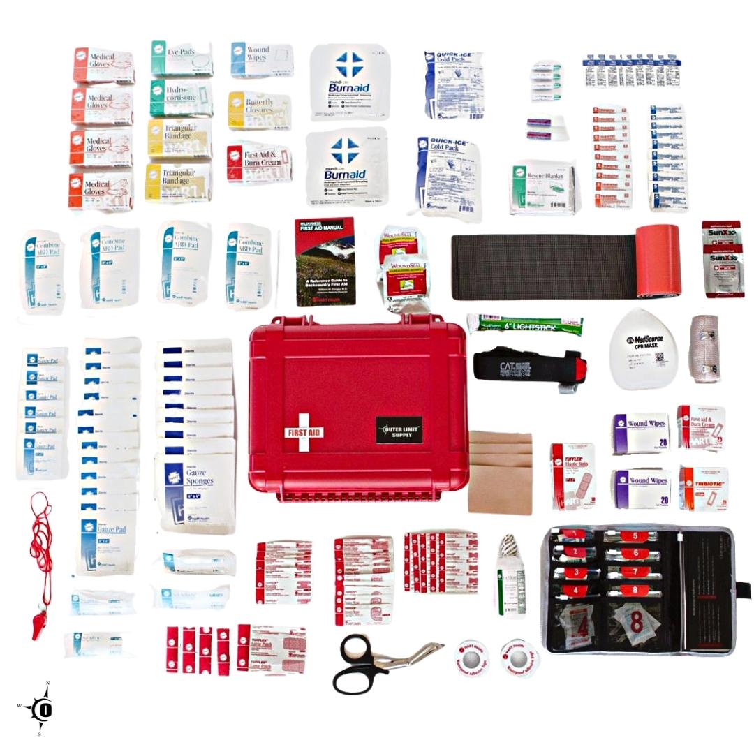 Outer Limit Supply Waterproof 6500 Series First Aid Kit