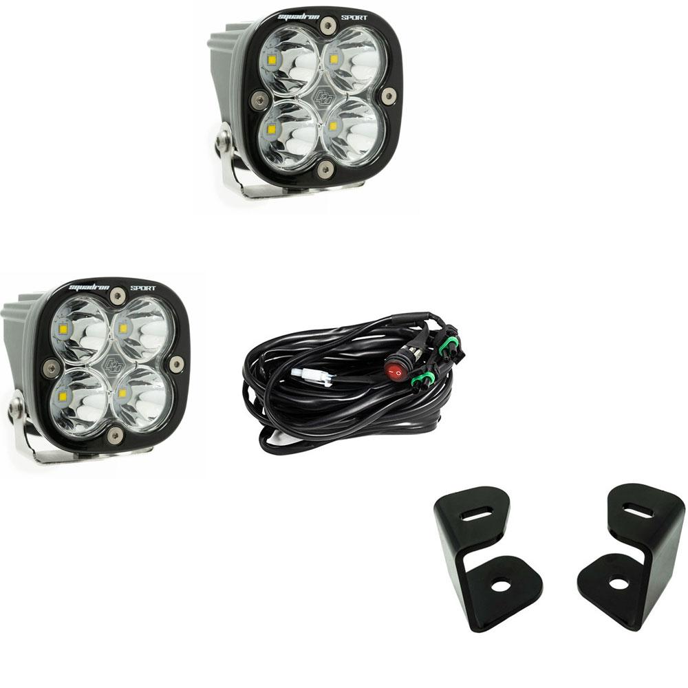 Baja Designs Squadron Sport A-Pillar Light Kit - Ram 1500 2009-2019 (incl. 2019 Classic)