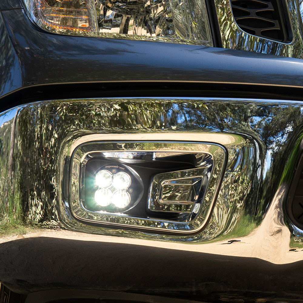 Baja Designs Squadron-R Sport Fog Pocket Light Kit - Nissan Titan 2016-2019