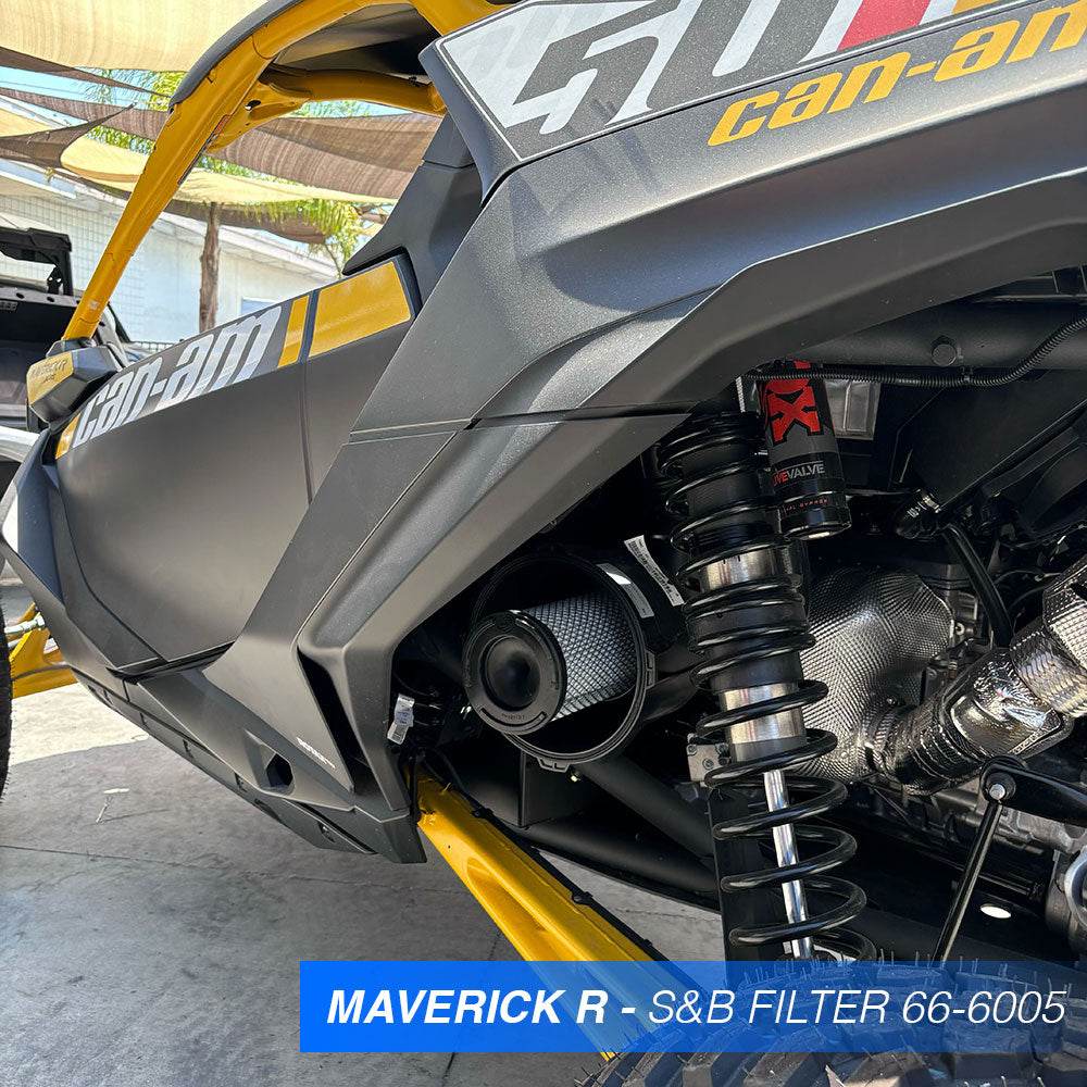 REPLACEMENT FILTER FOR 2017-2026 CAN-AM MAVERICK X3, 2024-2026 MAVERICK R, 2021-2026 COMMANDER, SPORT 1000R