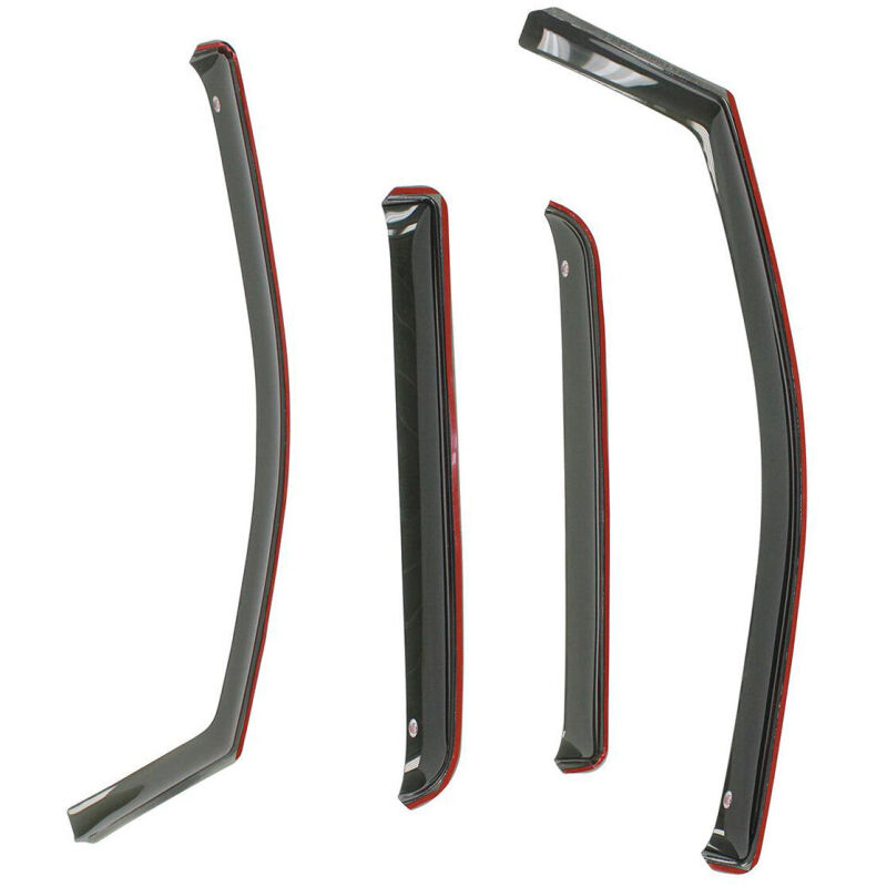 Westin Wade In-Channel Wind Deflectors, 4-Piece, 4-Door, fits Jeep Wrangler
