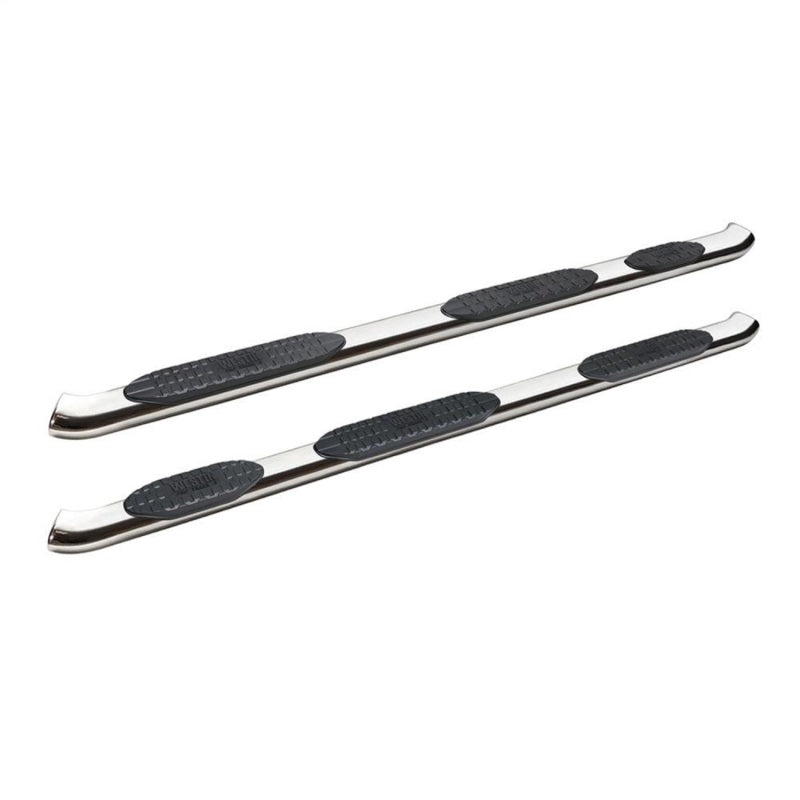 Westin PRO TRAXX 5 Wheel-to-Wheel Oval Nerf Step Bars, Crew Cab, fits Chevy Silverado 1500