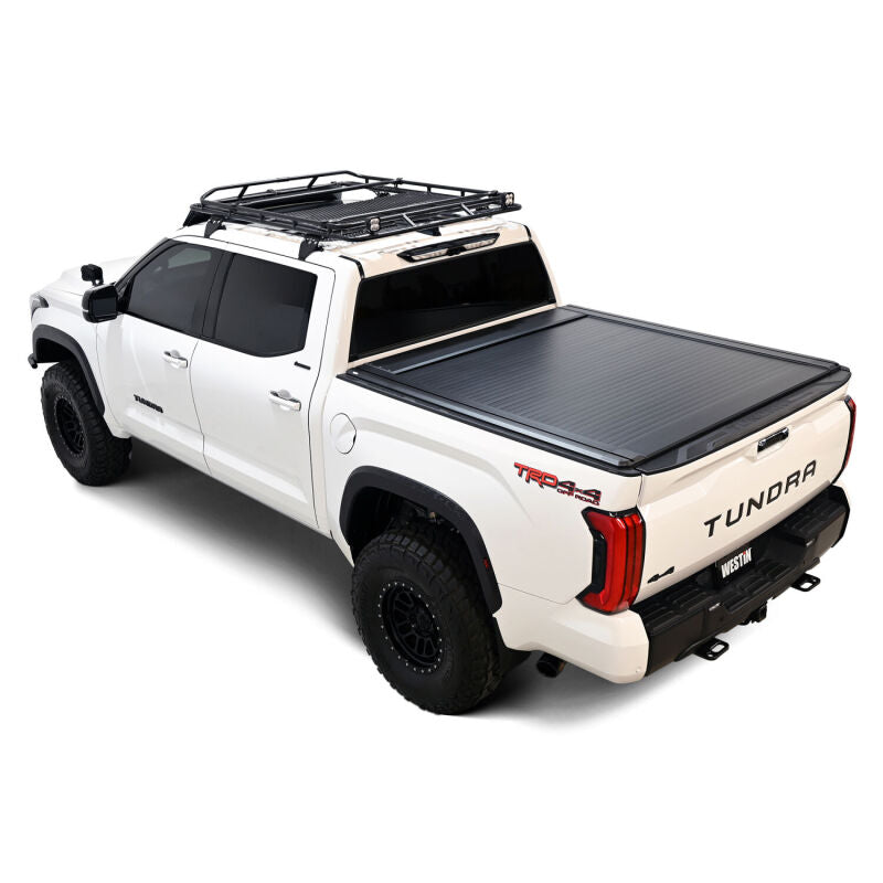 Westin Manual Retractable Tonneau Cover, 5.5 ft. Bed, fits Toyota Tundra