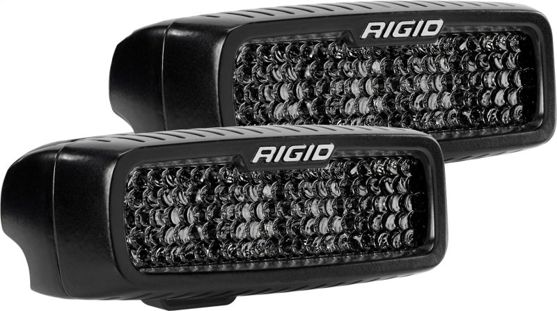 RIGID SR-Q Series PRO Midnight Edition Light Pair, Spot Diffused, Surface Mount