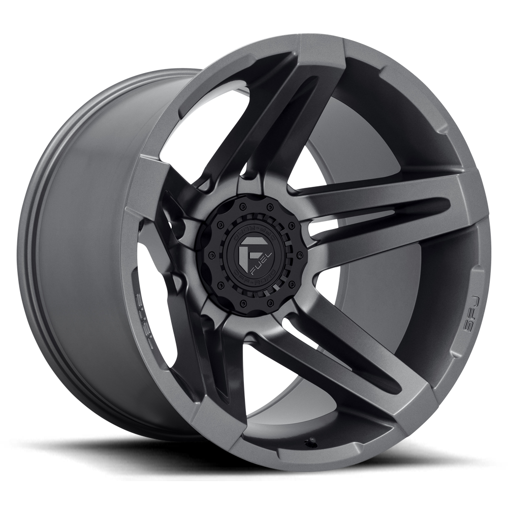 Fuel SFJ D764 Matte Gunmetal wheel, multiple bolt patterns