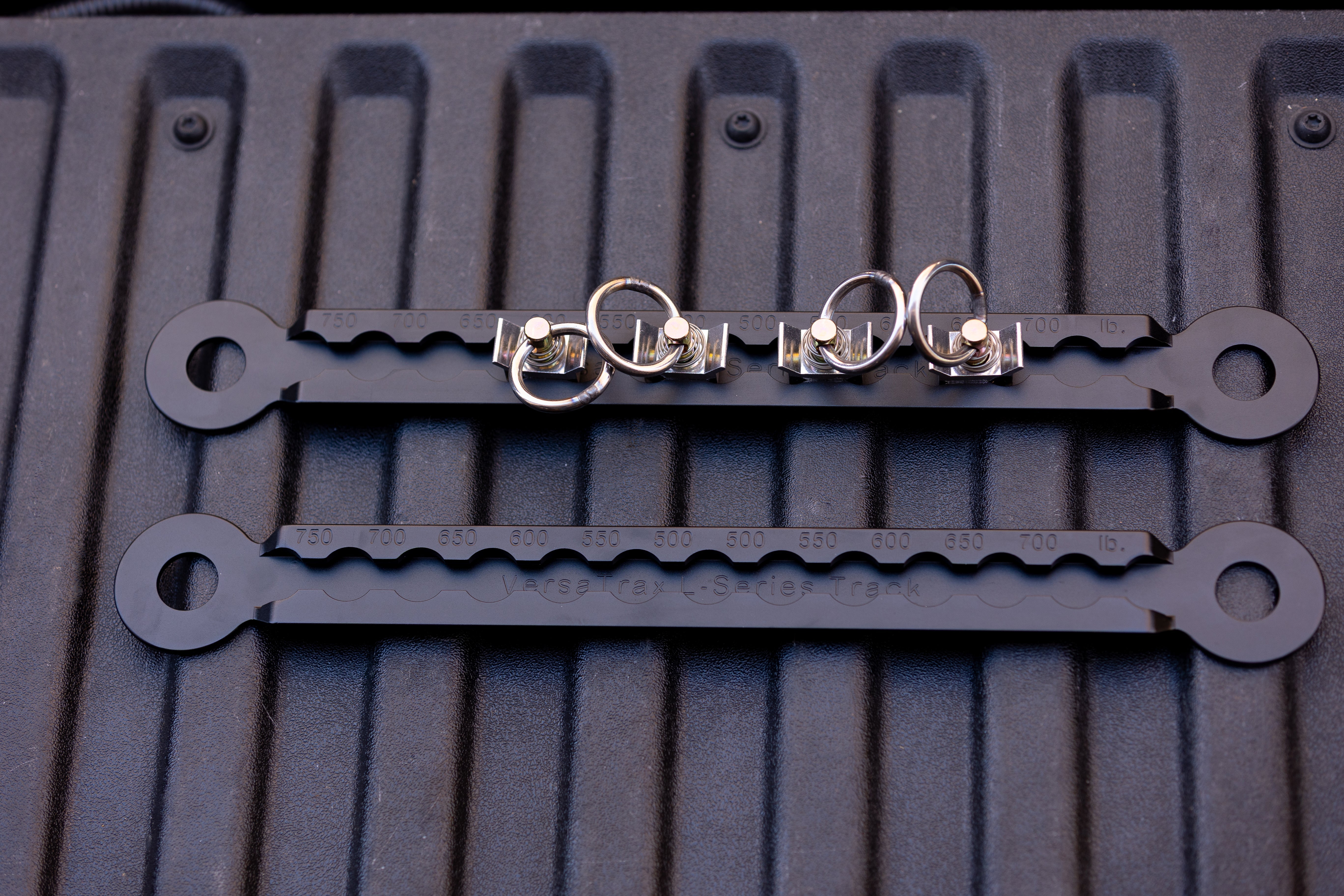 Bed Tie-Down Rails for Toyota Tundra & Tacoma | L-Track System | No Drilling