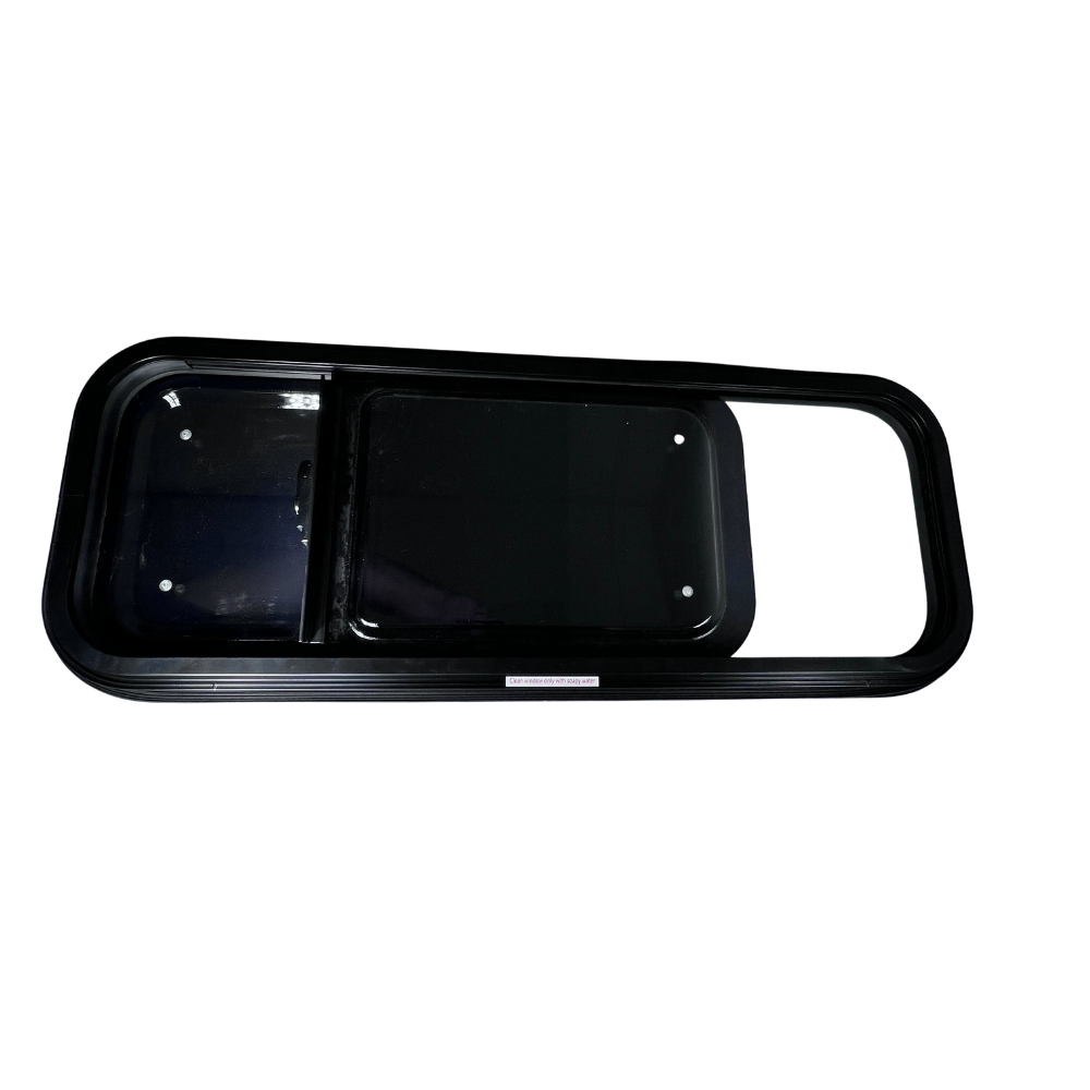 Acrylic Slider Window w/ Clamp Ring (Passenger Side) for Sprinter Van Wideout