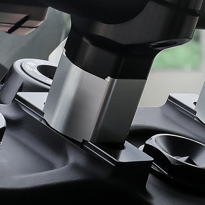 LOBOO Handlebar Risers for KTM 790 / 890 / 390 Adventure (2020-on) – CNC Aluminum 0.75 in Bar Riser Kit, Black or Silver Anodized Finish