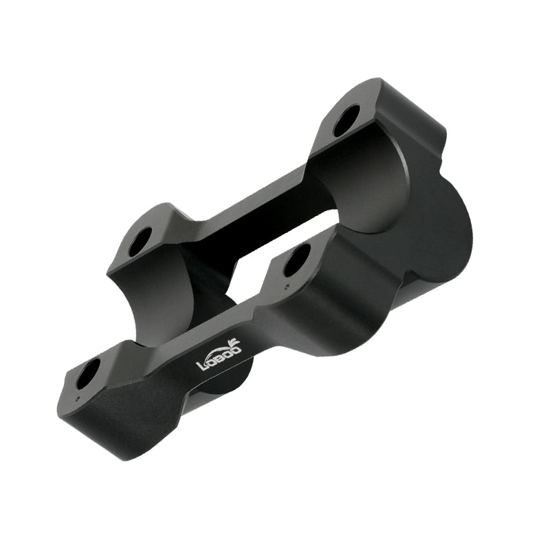 LOBOO Handlebar Risers for Honda CB500X (2019-on) / NX400 (2024-on) – 0.78 in CNC Aluminum Bar Riser Kit, Black Anodized Finish