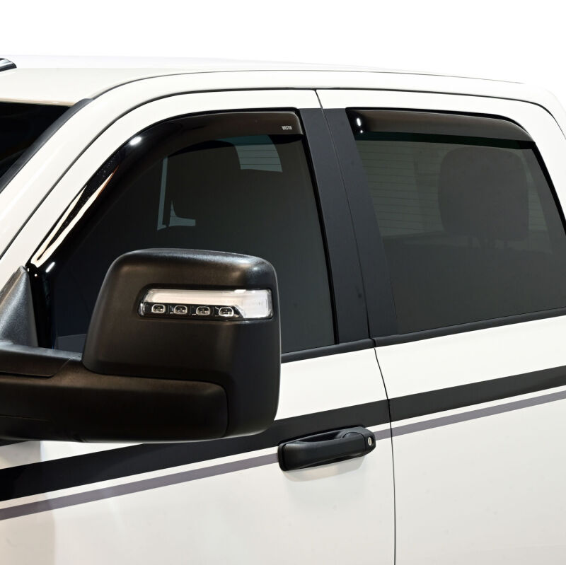 Westin Wade In-Channel Wind Deflectors, 4-Piece, Crew Cab/Mega Cab, fits Ram 2500/3500