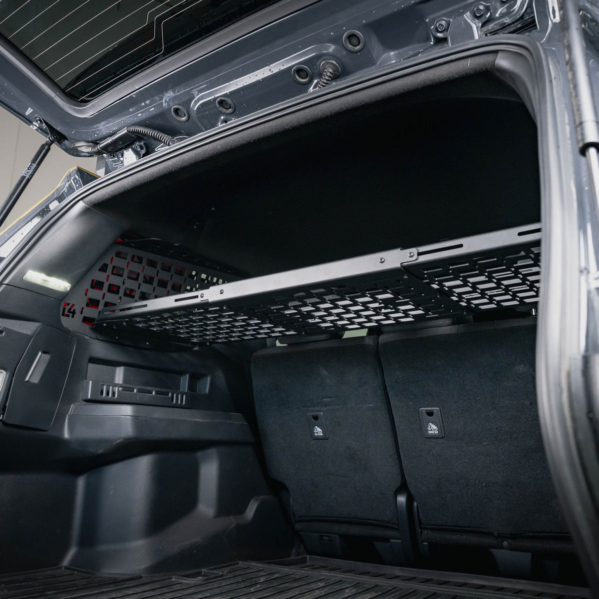 C4 Fabrication 4Runner Add-On Shelf for Rear Window MOLLE Panels / 6th Gen / 2025+