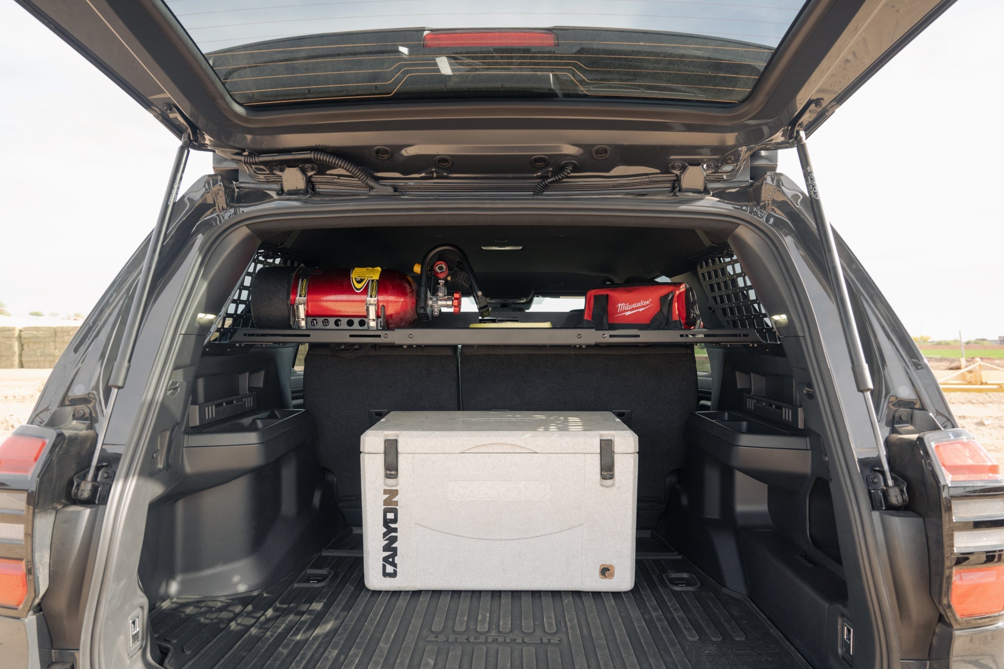 6th-Gen-4Runner-Molle-Panel-Storage-Shelf-Installed-34 - NVMOS