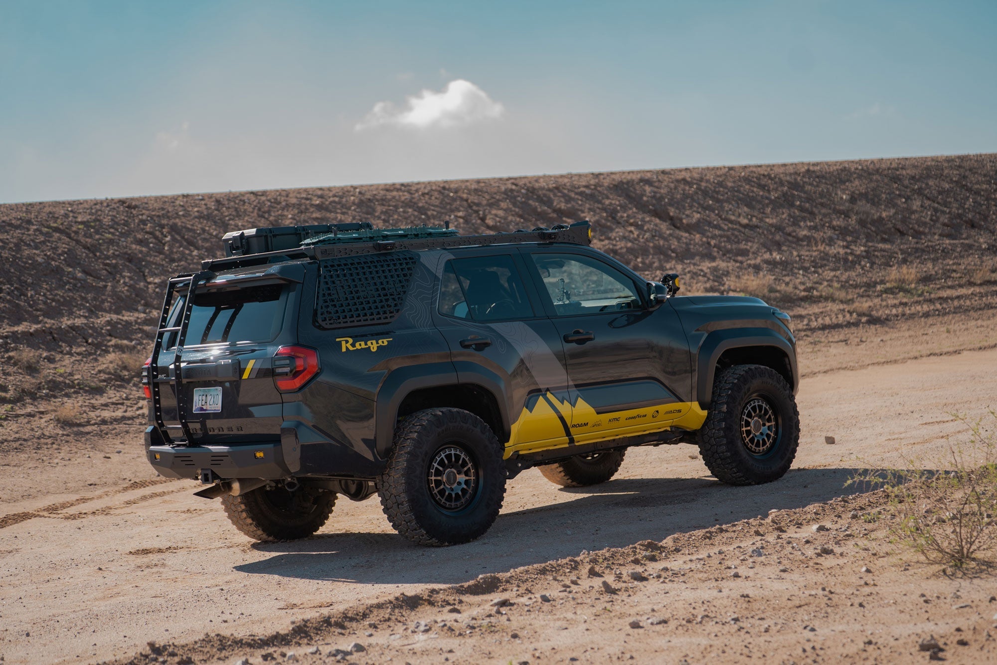6th-Gen-4Runner-Rear-Hatch-Ladder-Installed-8 - NVMOS