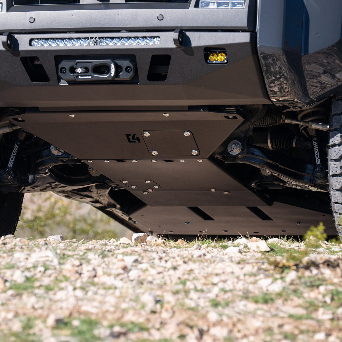 C4 Fabrication Tacoma Full Skid Plates / 4th Gen / 2024-2026