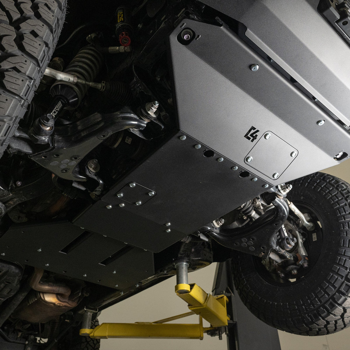 C4 Fabrication Land Cruiser Rear Skid Plates / 250 Series / 2024+