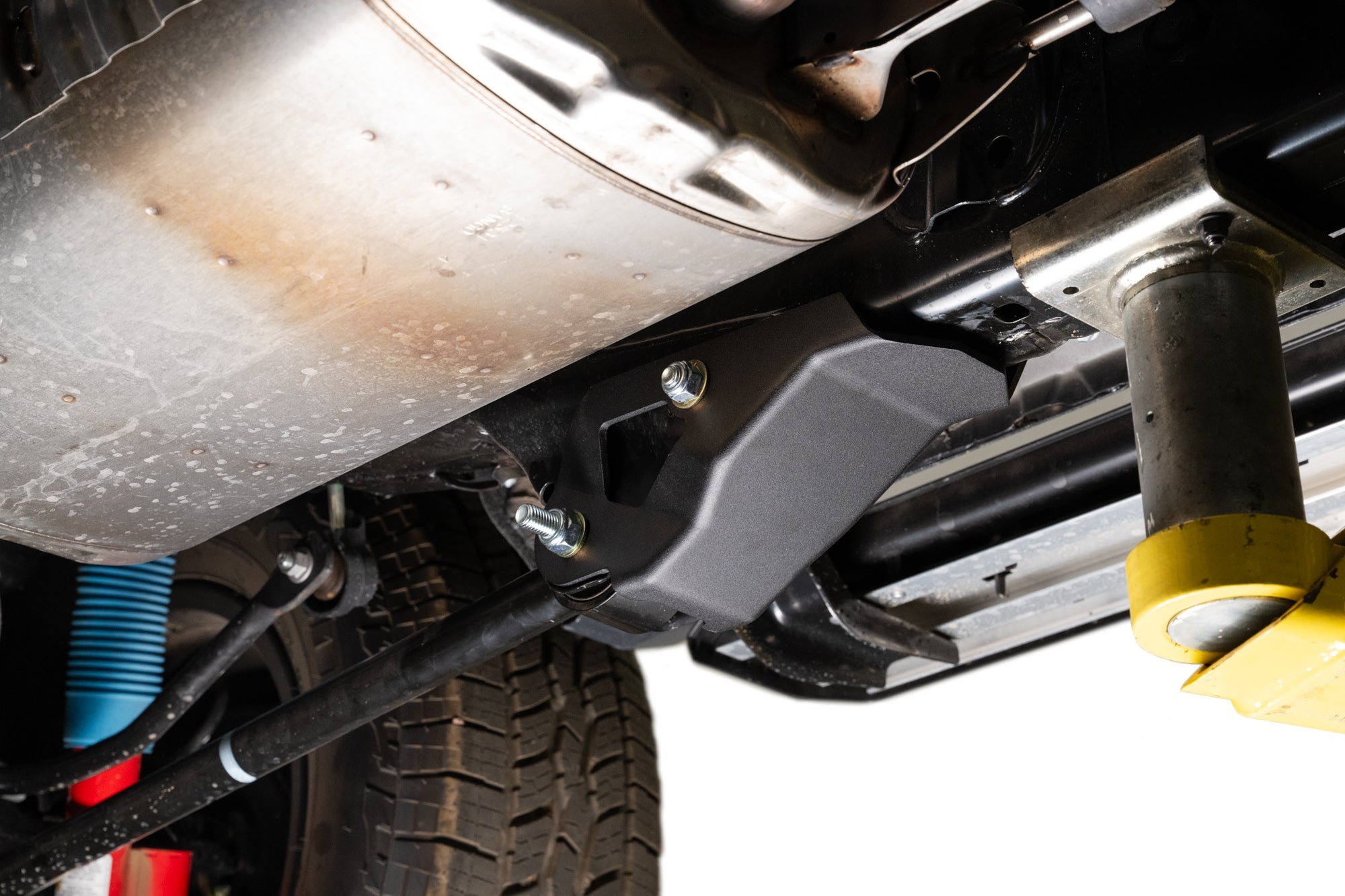 6th-Gen-4Runner-Trailing-Arm-Skid-Plates-On-Lift-2 - NVMOS