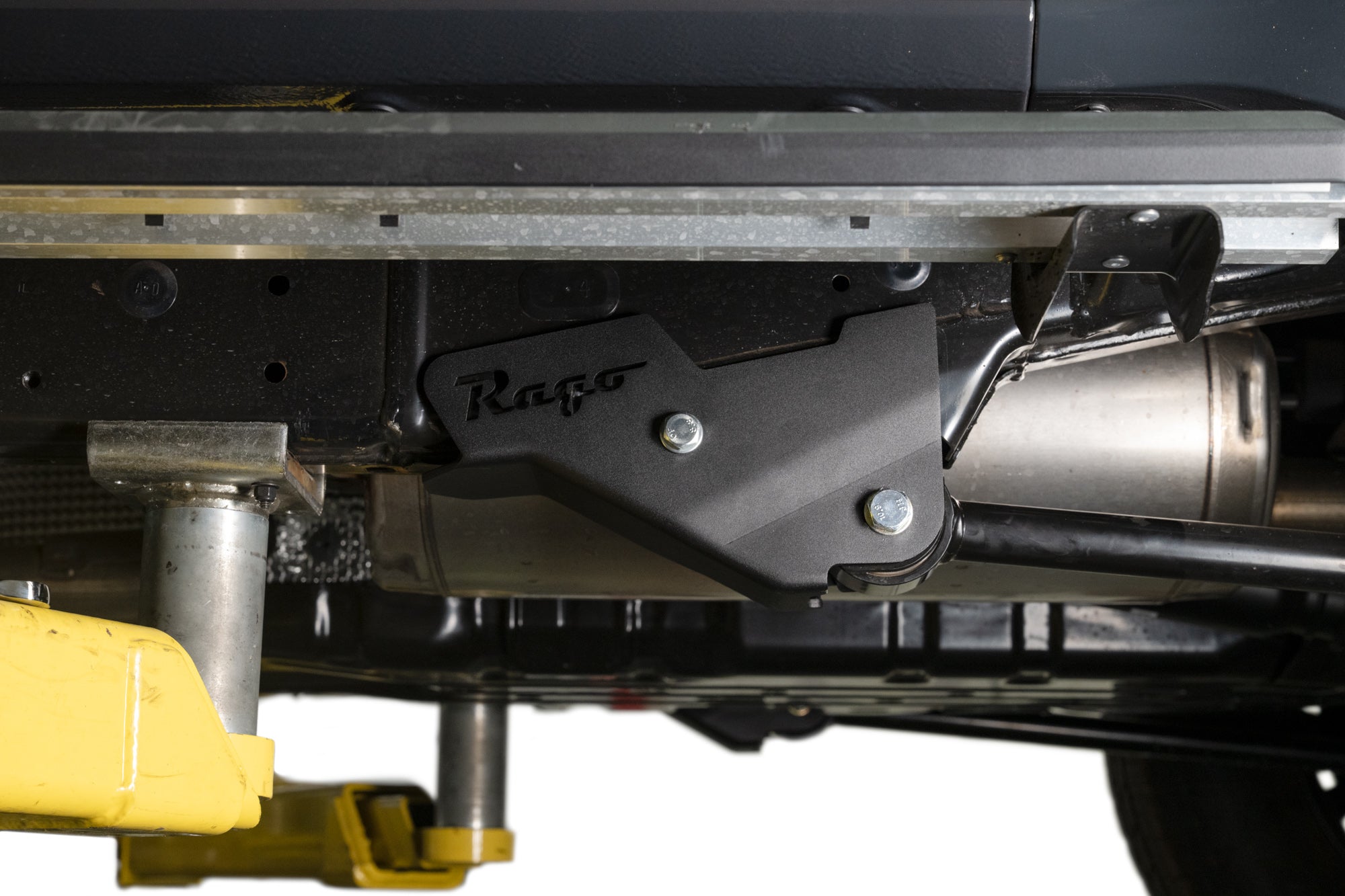 6th-Gen-4Runner-Trailing-Arm-Skid-Plates-On-Lift-3 - NVMOS