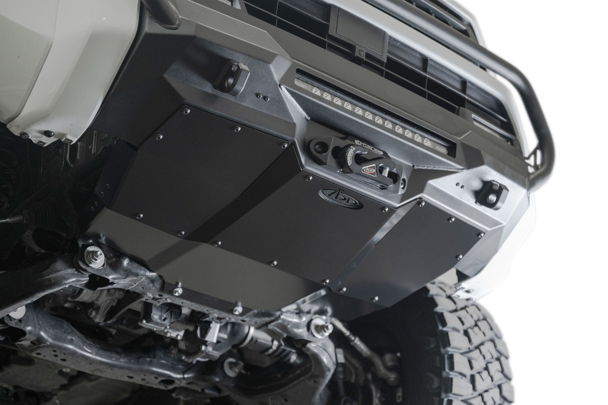 6th-gen-4Runner-Stealth-Center-Front-Bumper-Skid-Plate-Installed-2 - NVMOS