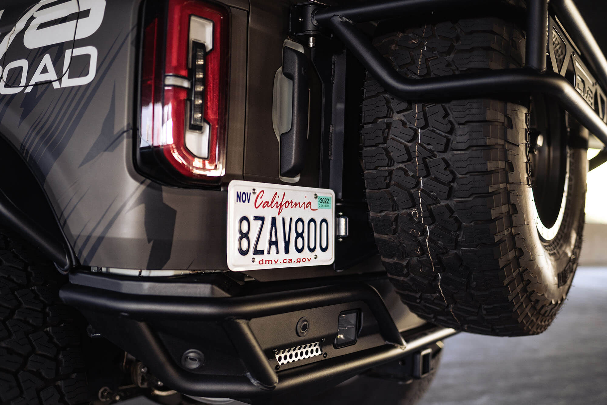 6th-gen-ford-bronco-rear-license-plate-relocation-bracket - NVMOS