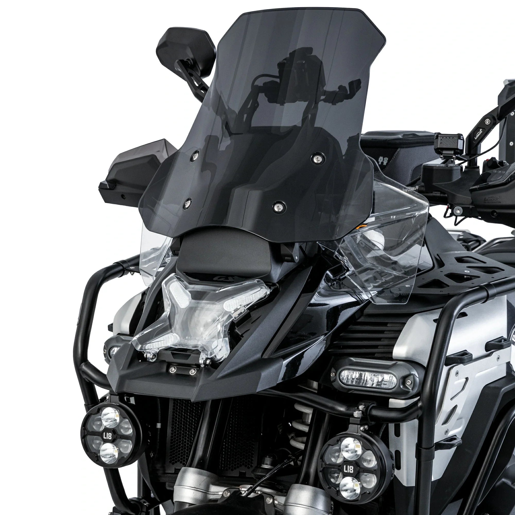 LOBOO Headlight Guard for BMW R1300GS Adventure – Magnetic Quick-Release Design, PC Polycarbonate,Clear