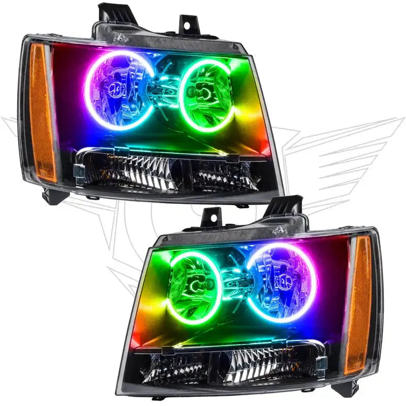 ORACLE Lighting pre-assembled halo headlights for 2007-2014 Chevy Tahoe