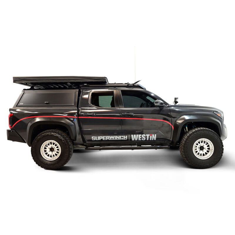 Westin E-Series 3 Nerf Step Bars, Black, fits Toyota Tacoma