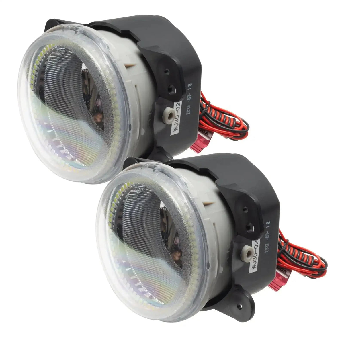 ORACLE Lighting 2007-2009 Jeep Wrangler JK Pre-Assembled Halo Fog Lights – view 4