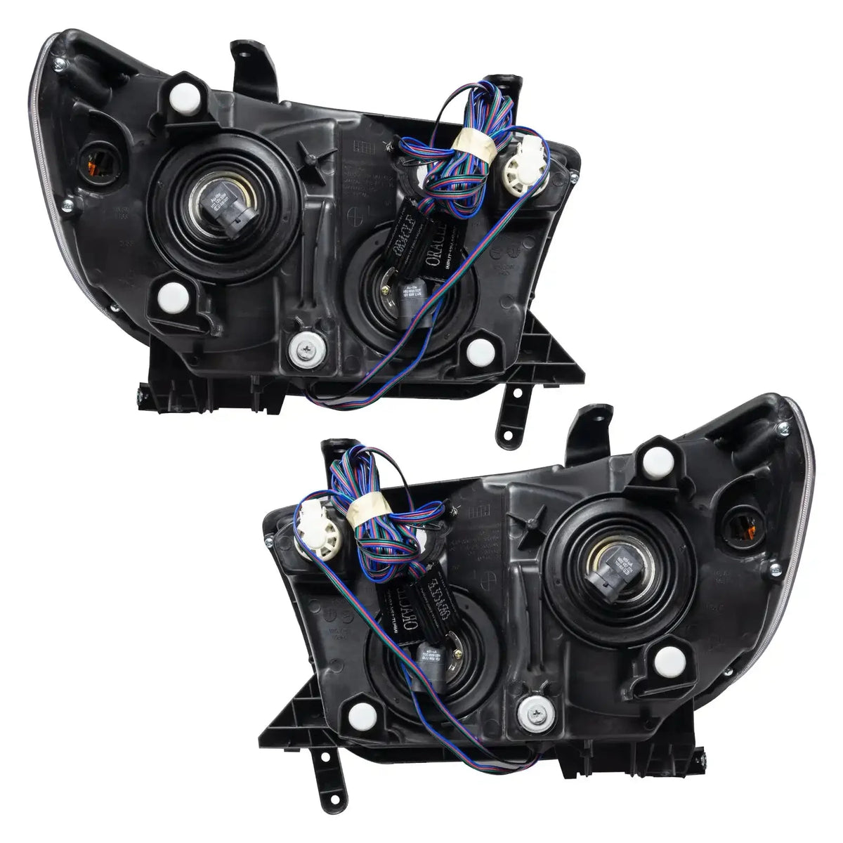ORACLE Lighting 2007-2013 Toyota Tundra Pre-Assembled Halo Headlights - Chrome Housing – view 4