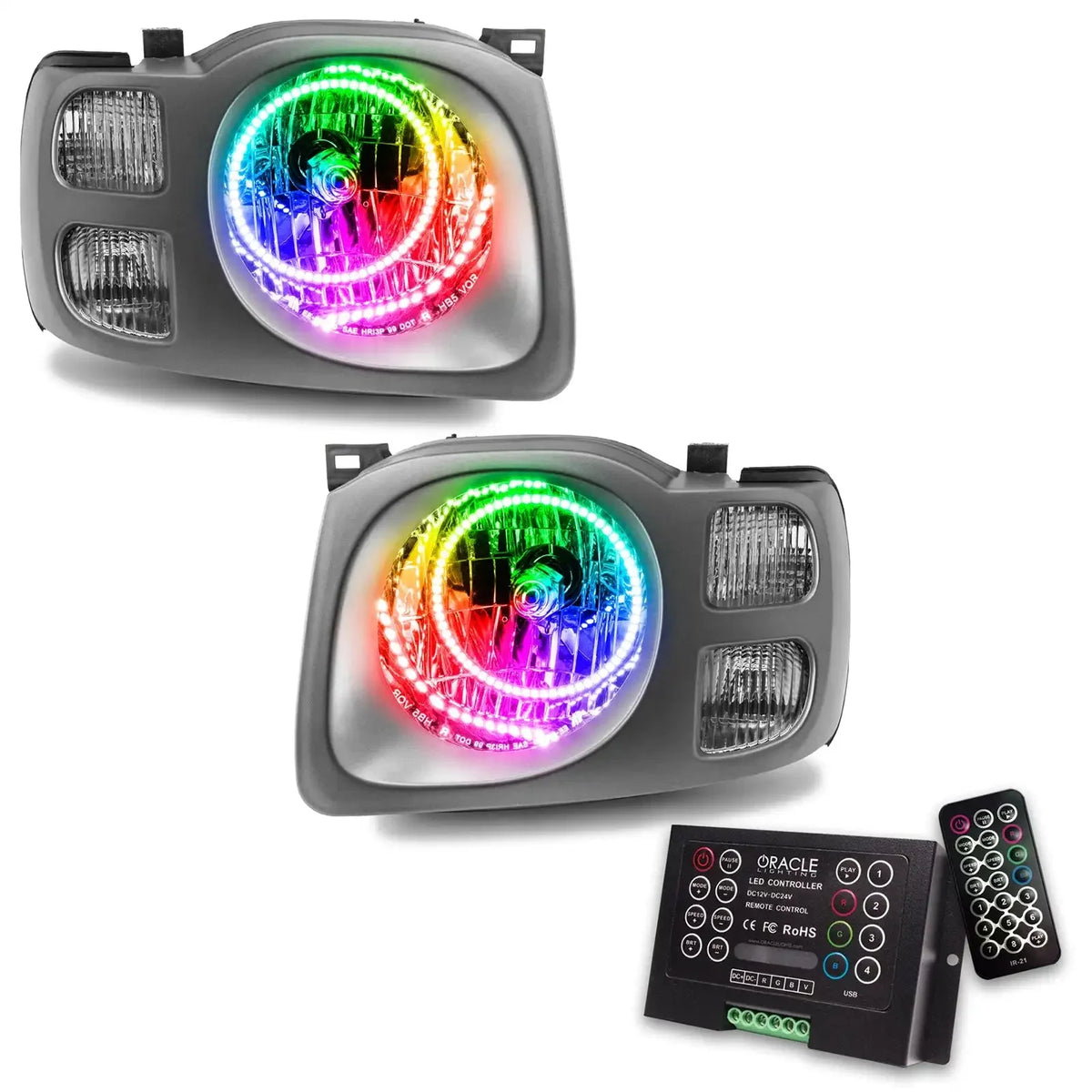 ORACLE Lighting pre-assembled halo headlights for 2002-2004 Nissan Xterra SE