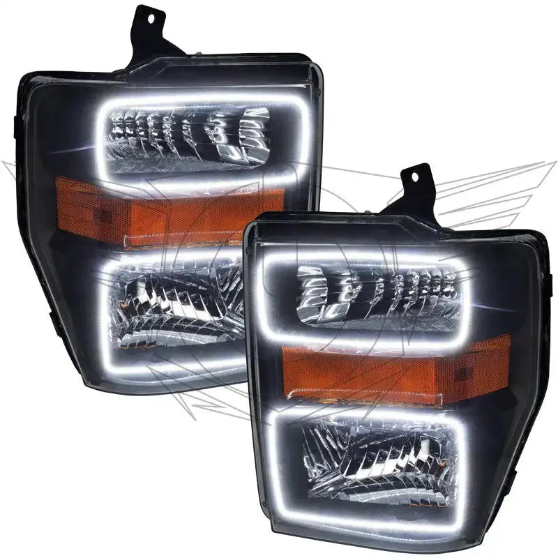 Pair of LED projector headlights with daytime running lights for Toyota Tacoma