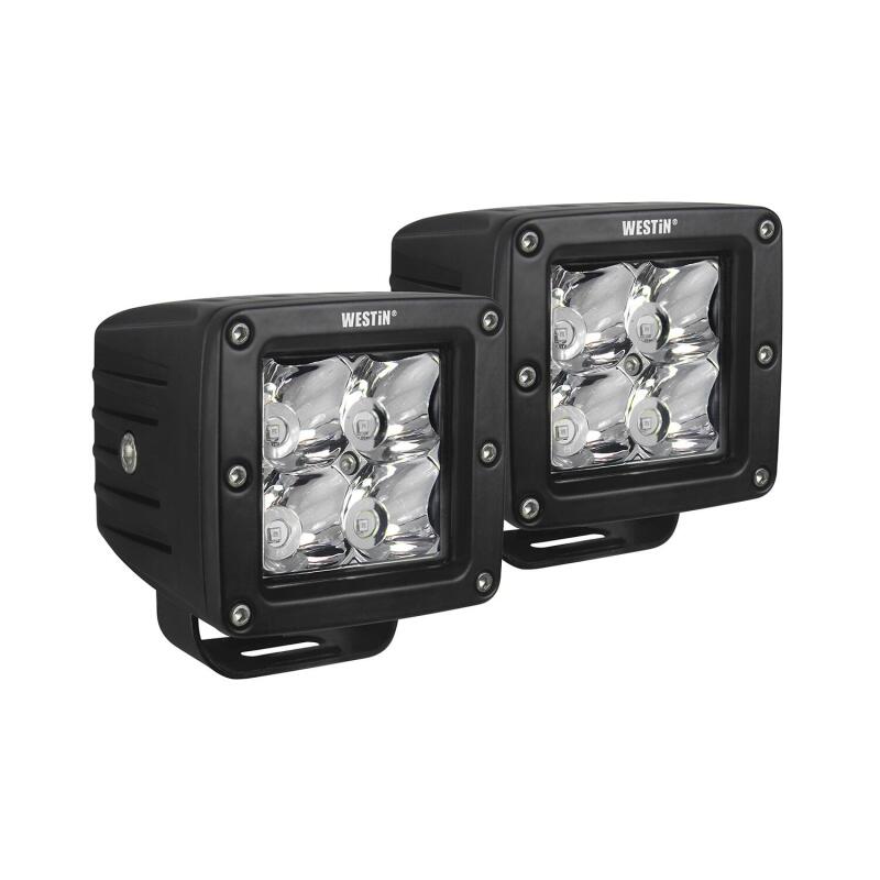 Westin HyperQ Compact LED Auxiliary Lights, Spot, Pair