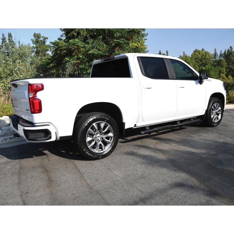 Westin PRO TRAXX 4 Oval Nerf Step Bars, Crew Cab, fits Chevy Silverado 1500
