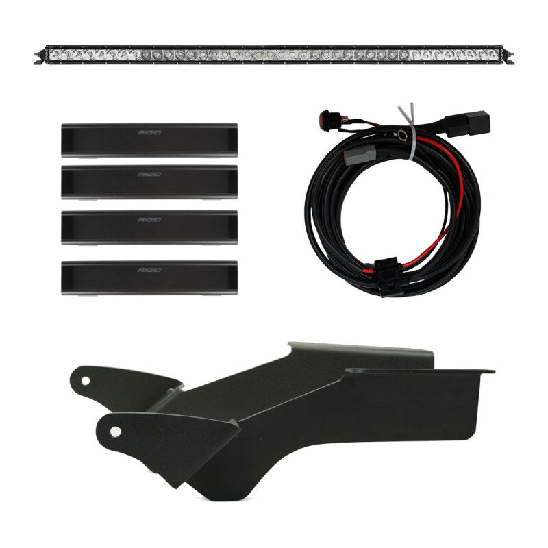 RIGID Roof Rack Light Kit with 40 in. SR-Series Spot/Flood Combo Bar, fits Ford Bronco