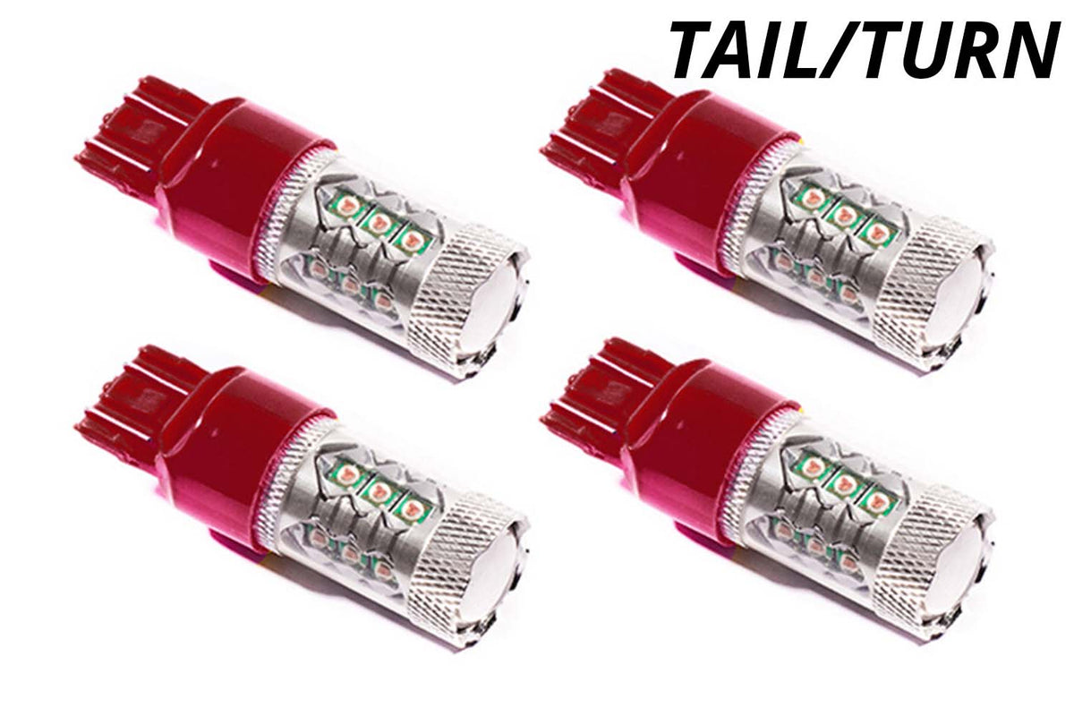 Diode Dynamics 7443 XP80 red LED 4-pack for Chevrolet Colorado and Silverado