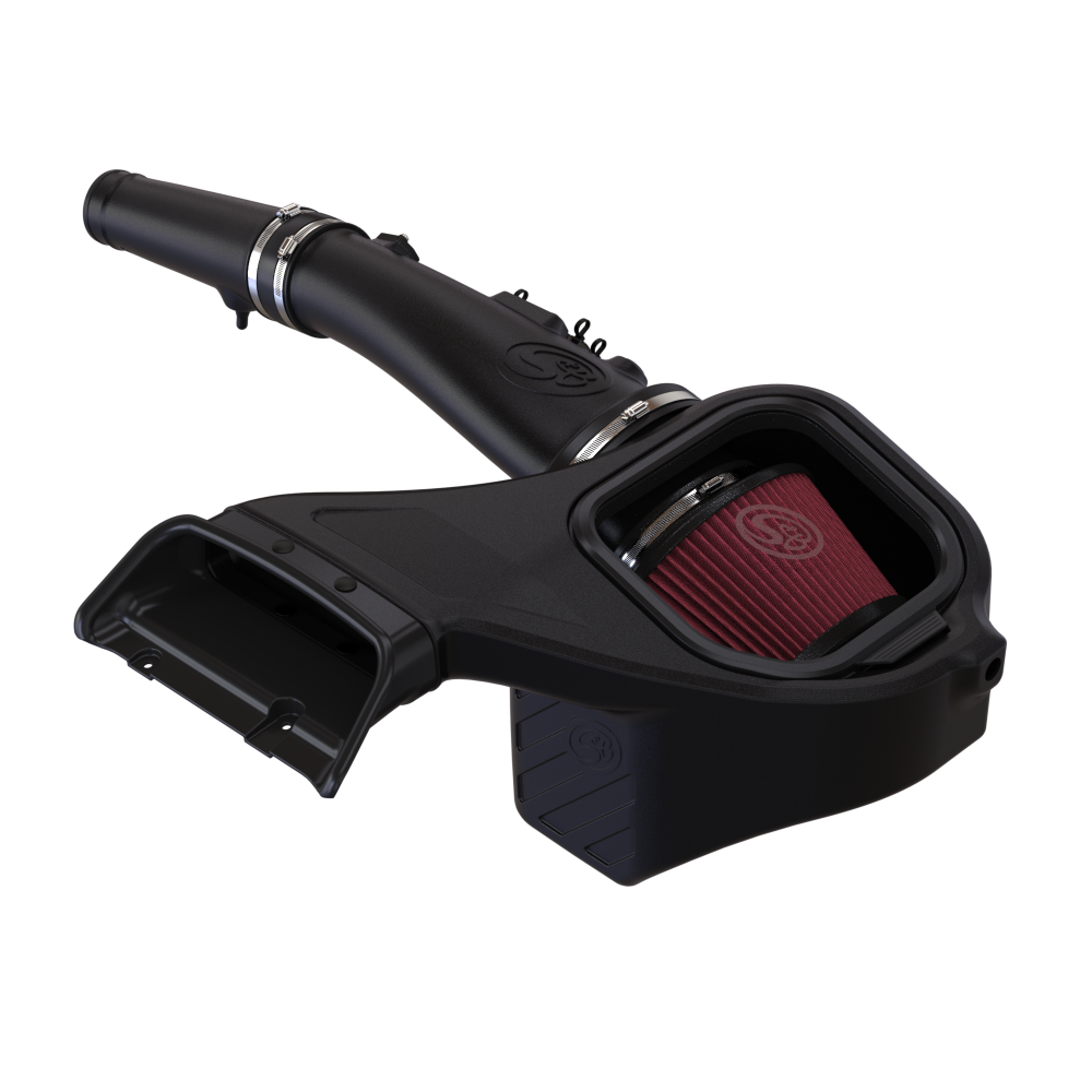Cold Air Intake for 2018-2021 Ford F-150 Powerstroke 3.0L on a white background