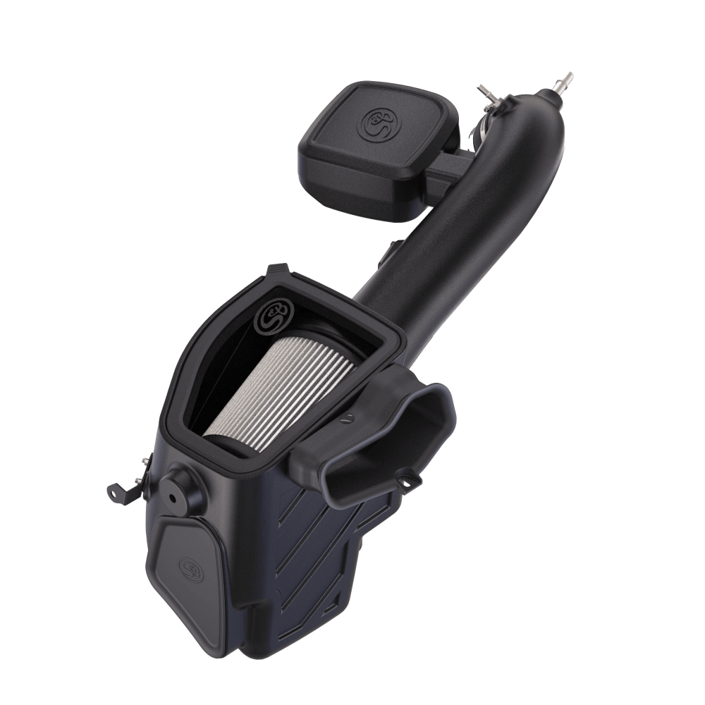 Dry Extendable Cold Air Intake for 2020-22 Ford F-250 F-350 7.3L on a white background