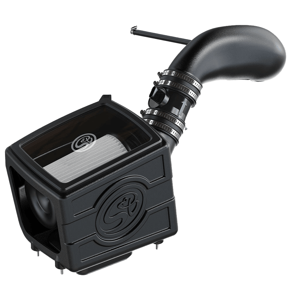 Dry Extendable Cold Air Intake for 99-07 Chevy Silverado, GMC Sierra 1500, 2500, 3500 / 07-08 Tahoe, Yukon on a white background