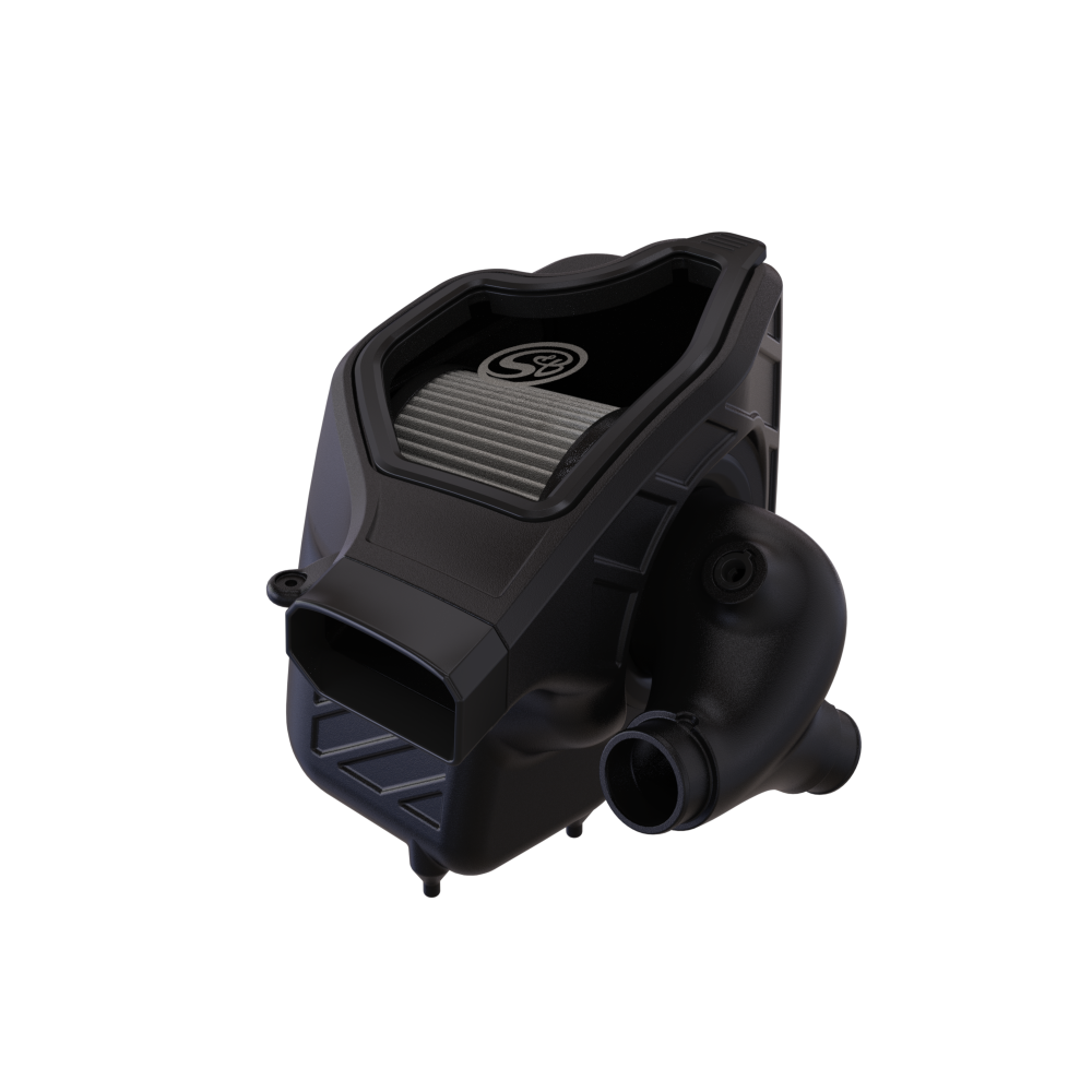 Dry Extendable S&B Cold Air Intake for the 2024-2025 Ford Ranger, 2.7L Ecoboost on a white background