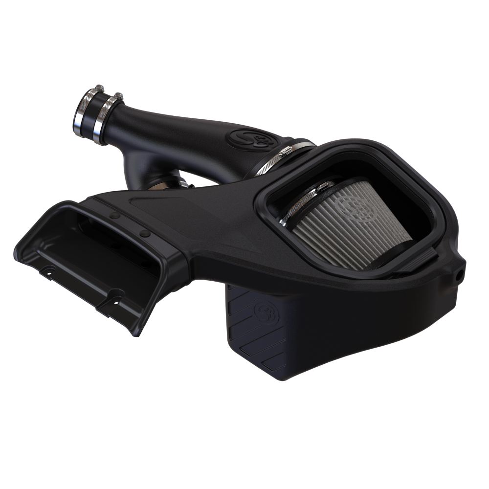 Dry Extendable Cold Air Intake For 2021-2025 Ford F-150 3.5L PowerBoost on a white background