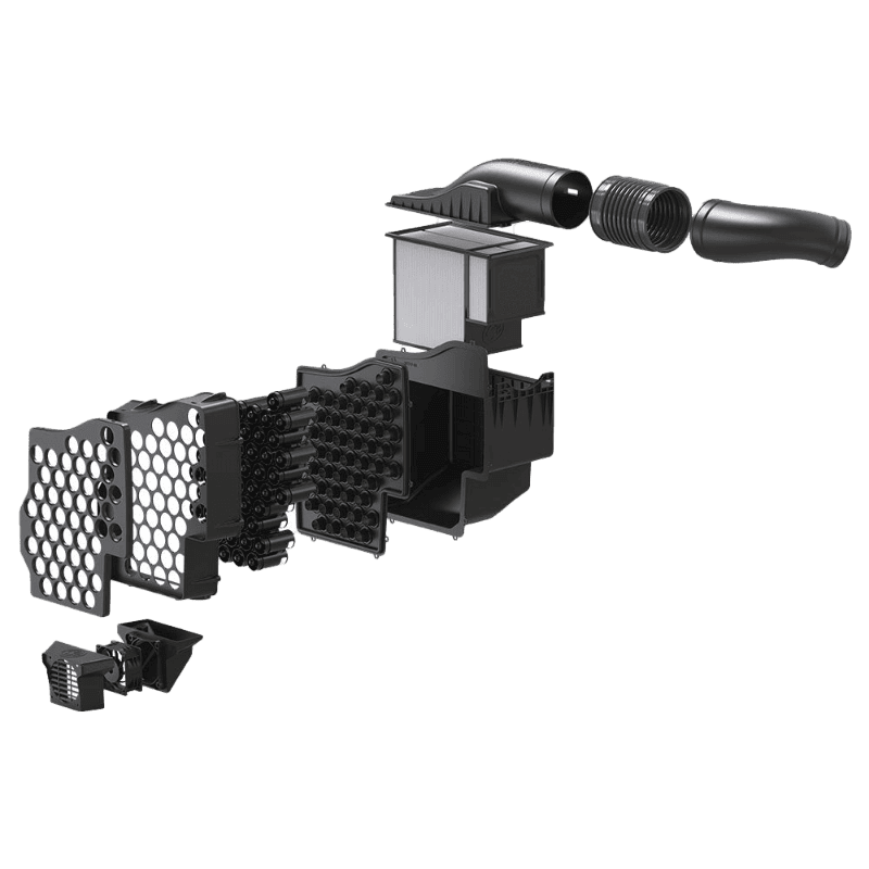 Truck Particle Separator for 2017-2019 Ford Super Duty, 6.7L Powerstroke